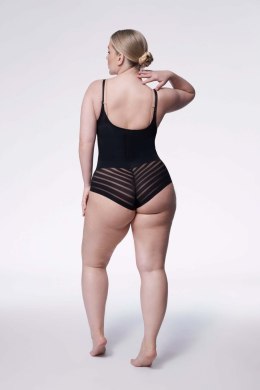 Body 119 Mesh Body Open Biust Czarne