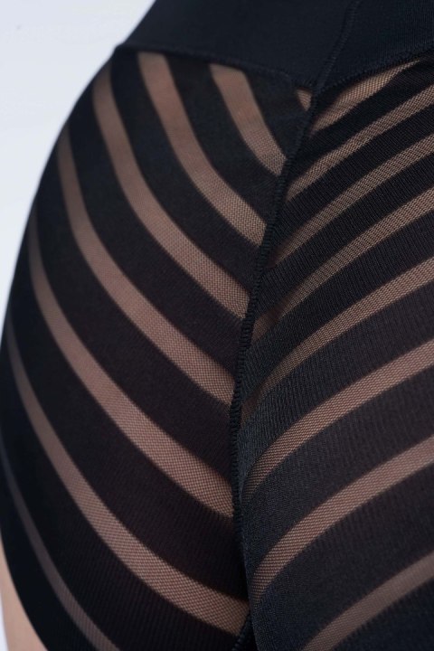 Body 119 Mesh Body Open Biust Czarne Body 119 Mesh Body Open Biust Czarne