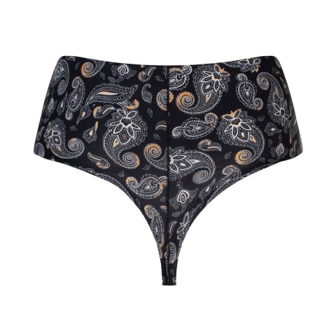 Stringi Paisley Maxi Czarny M Stringi Paisley Maxi Czarny M