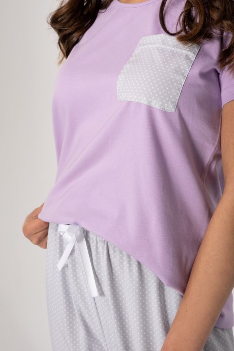 Piżama Caroline Lila-Grey S Piżama Caroline Lila-Grey S