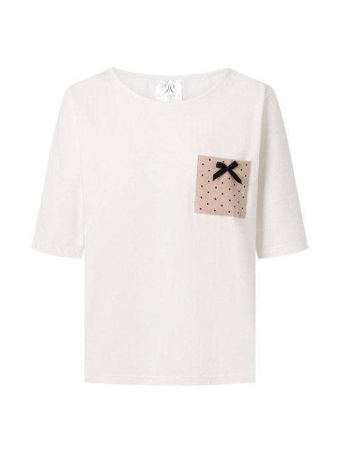 Piżama Eliza Ecru-Powder Pink L Piżama Eliza Ecru-Powder Pink L