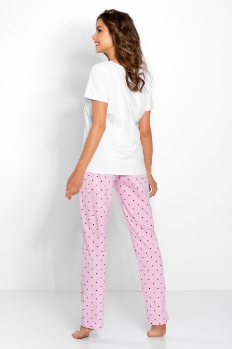 Piżama Flawless White-Pink S Piżama Flawless White-Pink S