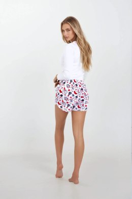 Piżama Joy White-Red M