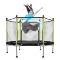 Trampolina ogrodowa dla dzieci siatka 110x140 cm zielona