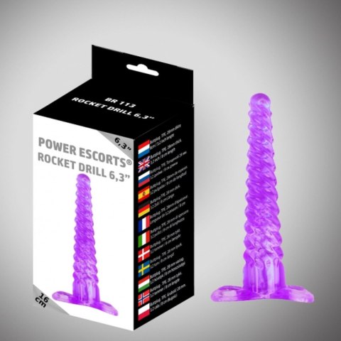 Rocket drill 6,3 inch purple big anal plug 6,3 inch / 16 cm Rocket drill 6,3 inch purple big anal plug 6,3 inch / 16 cm