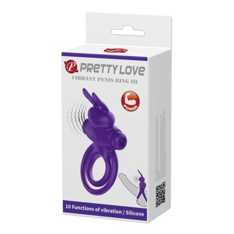 PIERŚCIEŃ PRETTY LOVE - VIBRANT PENIS RING 3 05-1131 PIERŚCIEŃ PRETTY LOVE - VIBRANT PENIS RING 3 05-1131