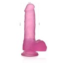 DILDO 7'' JELLY STUDS RÓŻOWE 24-0119