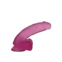 DILDO 7'' JELLY STUDS RÓŻOWE 24-0119