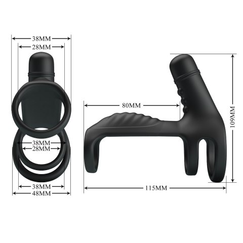 NAKŁADKA PRETTY LOVE - VIBRATING PENIS SLING 05-1331 NAKŁADKA PRETTY LOVE - VIBRATING PENIS SLING 05-1331