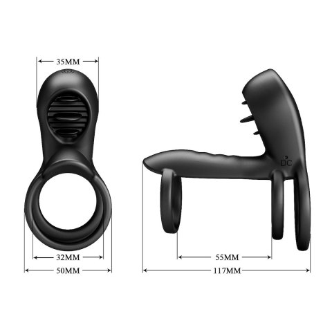 PRETTY LOVE VIBRATING PENIS RING 05-1375 PRETTY LOVE VIBRATING PENIS RING 05-1375