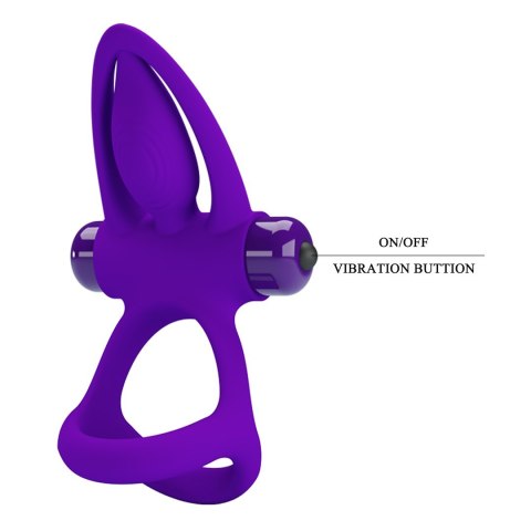 PIERŚCIEŃ PRETTY LOVE VIBRATION COCK RING 05-1419 PIERŚCIEŃ PRETTY LOVE VIBRATION COCK RING 05-1419
