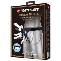 STRAP-ON PRETTY LOVE HARNESS BRIEFS LOVE SPELL 80-118CM 05-1531