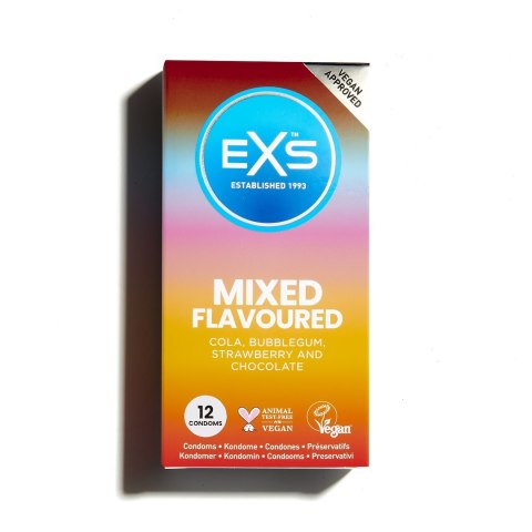 PREZERWATYWY 12 SZT. EXS MIX FLAVOURED 38-0007 PREZERWATYWY 12 SZT. EXS MIX FLAVOURED 38-0007