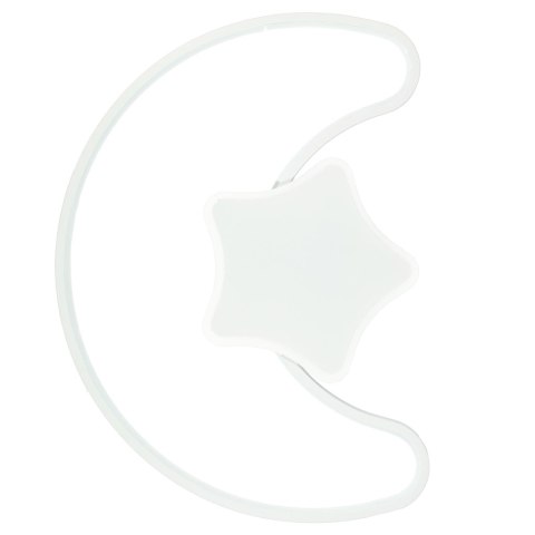 Lampa LED sufitowa plafon do pokoju dziecięcego ściemniana LUMELA + pilot księżyc biała Lampa LED sufitowa plafon do pokoju dziecięcego ściemniana LUMELA + pilot księżyc biała