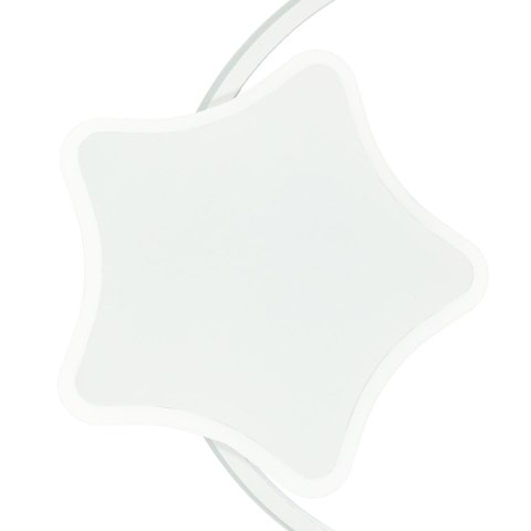Lampa LED sufitowa plafon do pokoju dziecięcego ściemniana LUMELA + pilot księżyc biała Lampa LED sufitowa plafon do pokoju dziecięcego ściemniana LUMELA + pilot księżyc biała