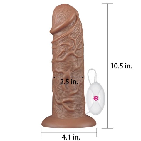 10.5'' Realistic Chubby Vibrating Dildo 10.5'' Realistic Chubby Vibrating Dildo