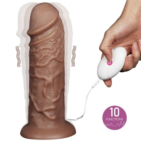 10.5'' Realistic Chubby Vibrating Dildo 10.5'' Realistic Chubby Vibrating Dildo