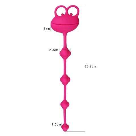10"" Silicone Frog Anal Beads 10"" Silicone Frog Anal Beads