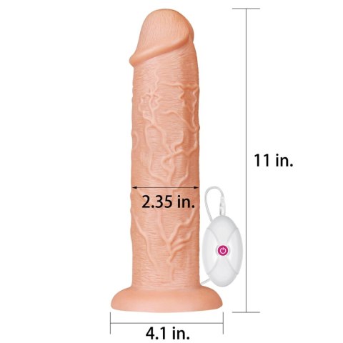 11'' Realistic Long Vibrating Dildo 11'' Realistic Long Vibrating Dildo