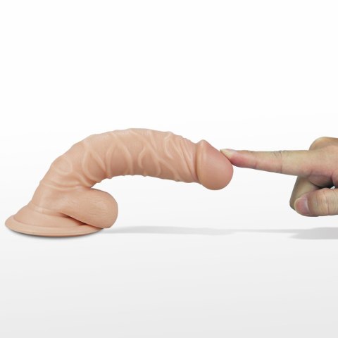 7.5"" Real Extreme Vibrating Dildo Flesh 7.5"" Real Extreme Vibrating Dildo Flesh