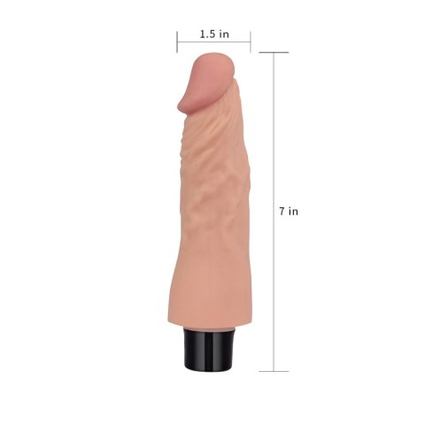 7"" REAL SOFTEE Vibrating Dildo 7"" REAL SOFTEE Vibrating Dildo