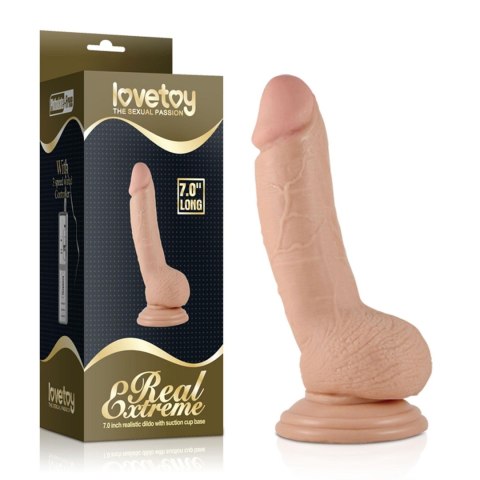7"" Real Extreme Dildo Flesh 7"" Real Extreme Dildo Flesh