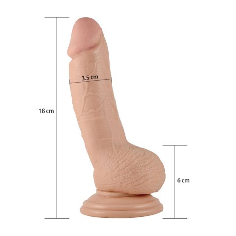 7"" Real Extreme Dildo Flesh 7"" Real Extreme Dildo Flesh