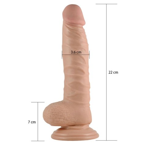 8.5"" Real Extreme Dildo Flesh 8.5"" Real Extreme Dildo Flesh