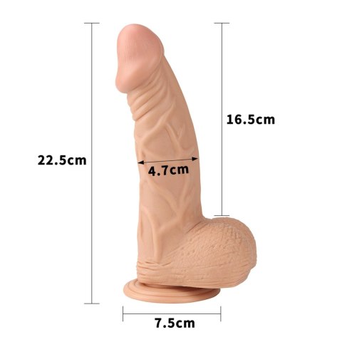9"" Real Extreme Dildo Flesh 9"" Real Extreme Dildo Flesh