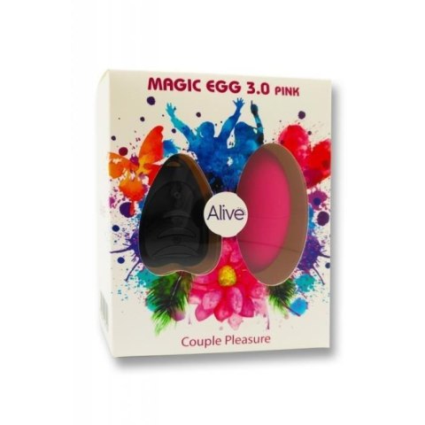 Jajko/wibr-Wibrator- Egg 3.0 PINK Remote control Jajko/wibr-Wibrator- Egg 3.0 PINK Remote control