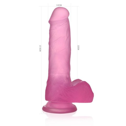 7"" Jelly Studs Crystal Dildo Medium Pink 7"" Jelly Studs Crystal Dildo Medium Pink