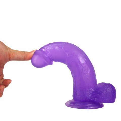 8"" Jelly Studs Crystal Dildo Large Purple 8"" Jelly Studs Crystal Dildo Large Purple
