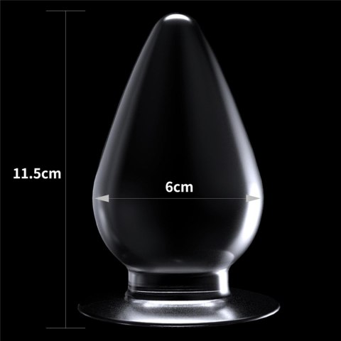 Flawless Clear Anal Plug 4.5'' Flawless Clear Anal Plug 4.5''