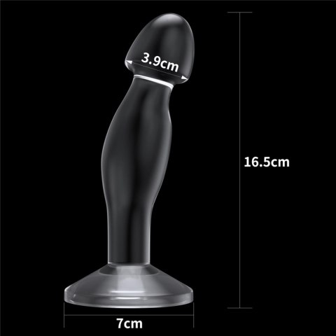 Flawless Clear Prostate Plug 6.5'' Flawless Clear Prostate Plug 6.5''