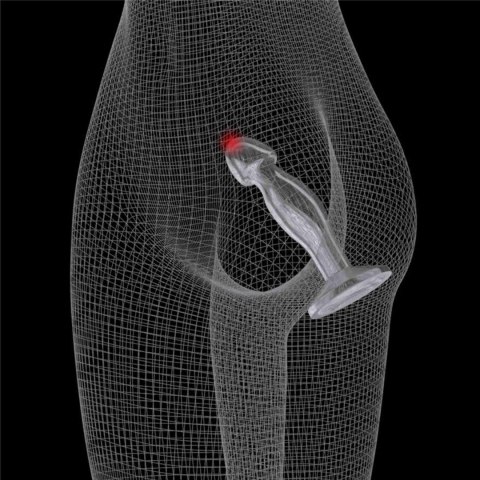 Flawless Clear Prostate Plug 6.5'' Flawless Clear Prostate Plug 6.5''