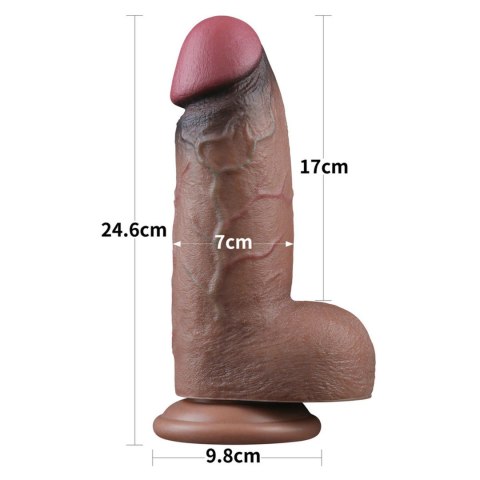 9.5"""" Dual Layered Silicone Cock XXL 9.5"""" Dual Layered Silicone Cock XXL