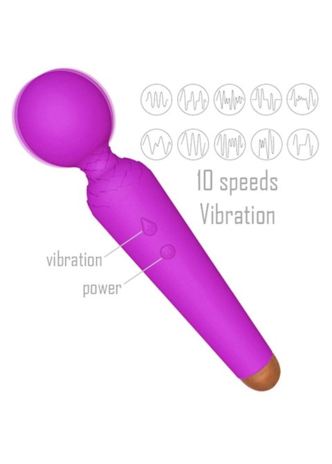 Stymulator-Rechargeable Power Wand USB 10 Functions - Purple Stymulator-Rechargeable Power Wand USB 10 Functions - Purple