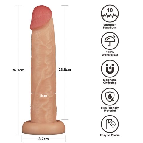 10'' Vibrating Power Basics Cock 10'' Vibrating Power Basics Cock