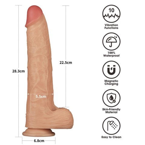 11'' Vibrating Power Basics Cock 11'' Vibrating Power Basics Cock