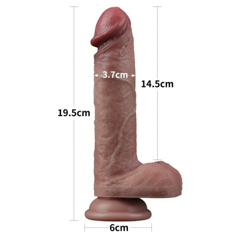 7.5'' Dual Layered Silicone Cock 7.5'' Dual Layered Silicone Cock