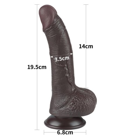 7.5'' Sliding Skin Dual Layer Dong Black 7.5'' Sliding Skin Dual Layer Dong Black