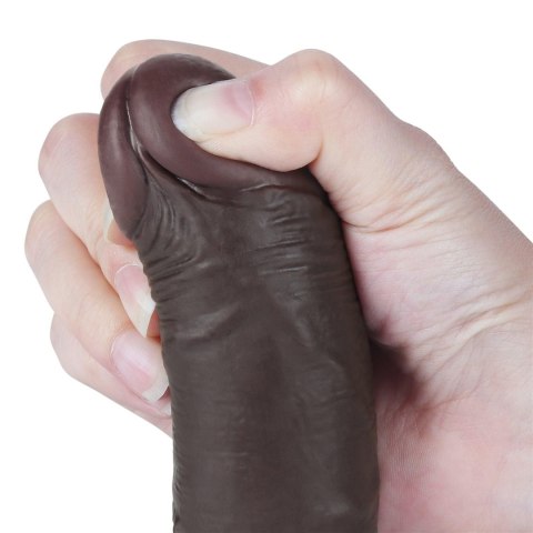 7.5'' Sliding Skin Dual Layer Dong Black 7.5'' Sliding Skin Dual Layer Dong Black