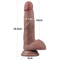 7'' Dual Layered Silicone Cock