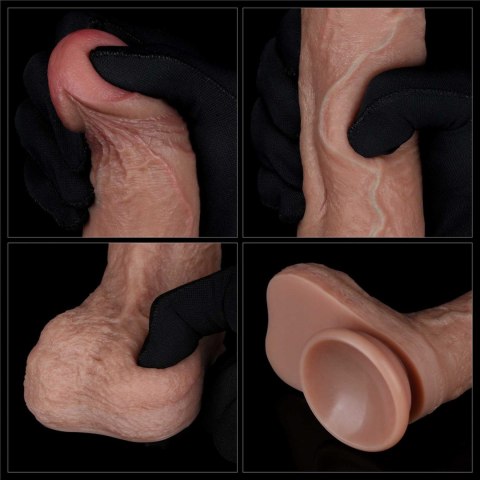 8.5'' Dual Layered Silicone Cock 8.5'' Dual Layered Silicone Cock
