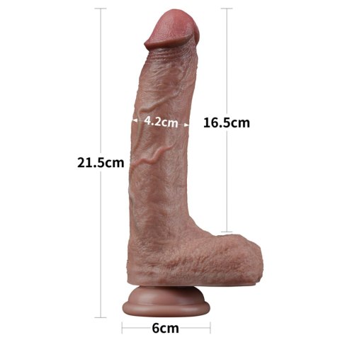 8.5'' Dual Layered Silicone Cock 8.5'' Dual Layered Silicone Cock