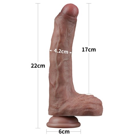 8.5'' Dual Layered Silicone Cock 8.5'' Dual Layered Silicone Cock