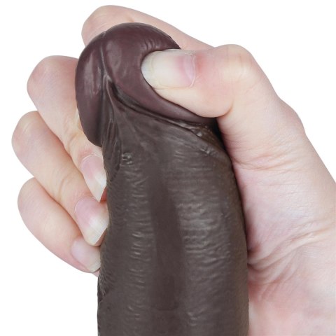 8.5'' Sliding Skin Dual Layer Dong Black 8.5'' Sliding Skin Dual Layer Dong Black