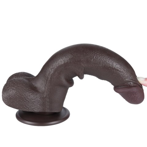 8.5'' Sliding Skin Dual Layer Dong Black 8.5'' Sliding Skin Dual Layer Dong Black