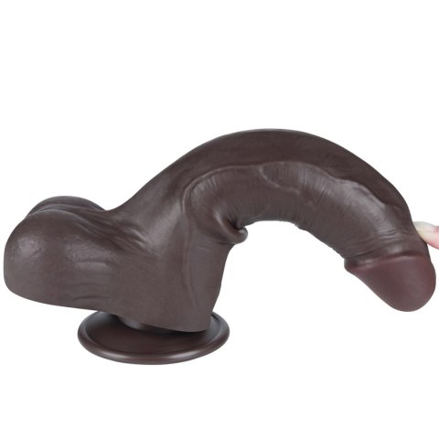 8.5'' Sliding Skin Dual Layer Dong Black 8.5'' Sliding Skin Dual Layer Dong Black