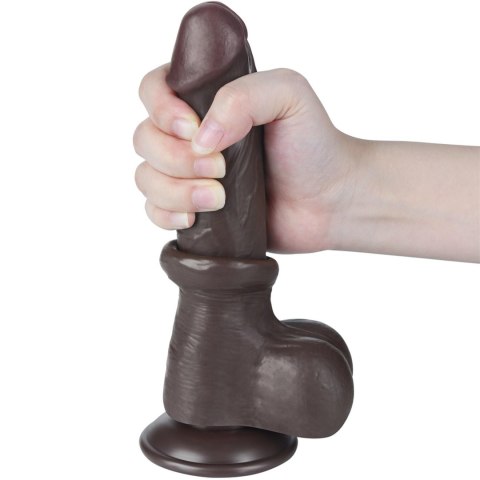 8'' Sliding Skin Dual Layer Dong Black 8'' Sliding Skin Dual Layer Dong Black